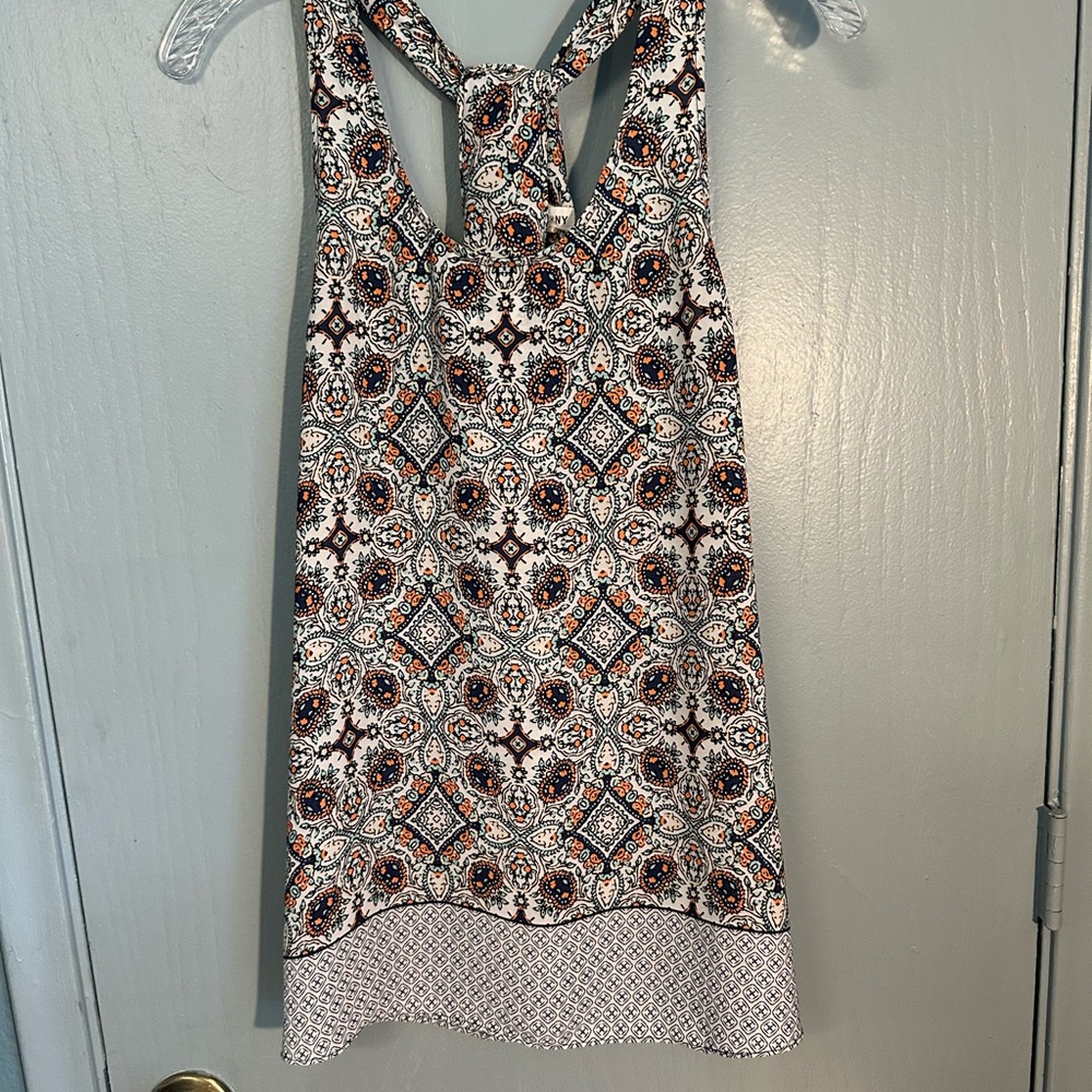 Artisan NY sleeveless tank, 100% polyester, L, EUC